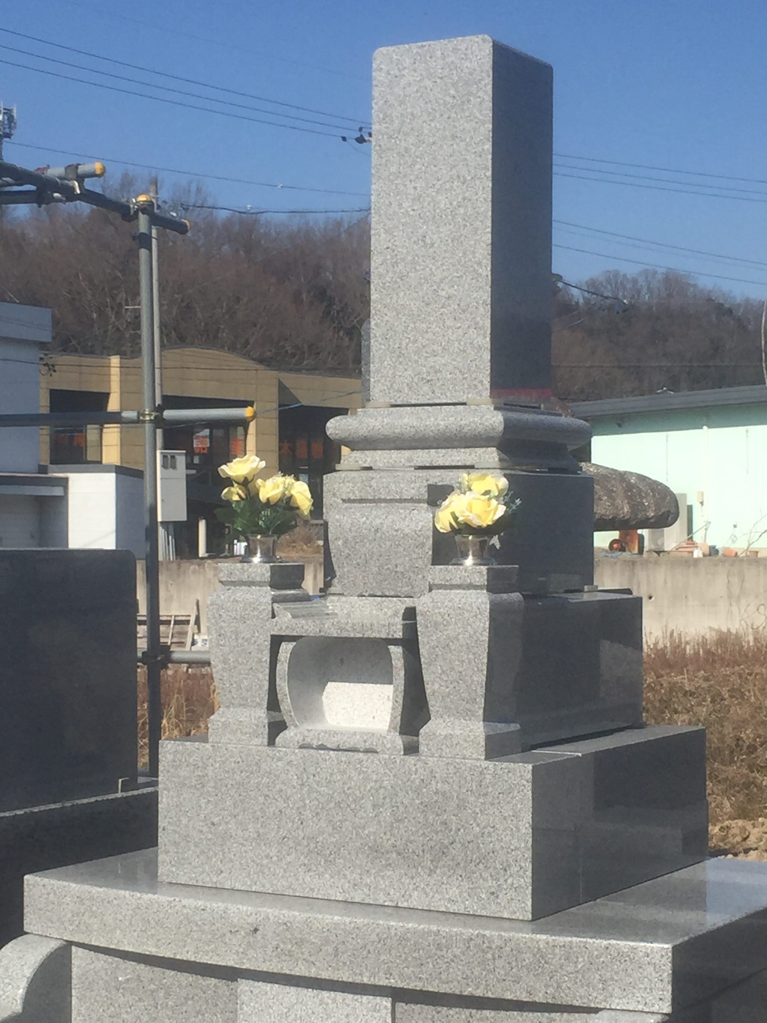 青木石お墓完成